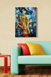 Wallity Kanvas Tablo 50 x 70 cm Multicolor
